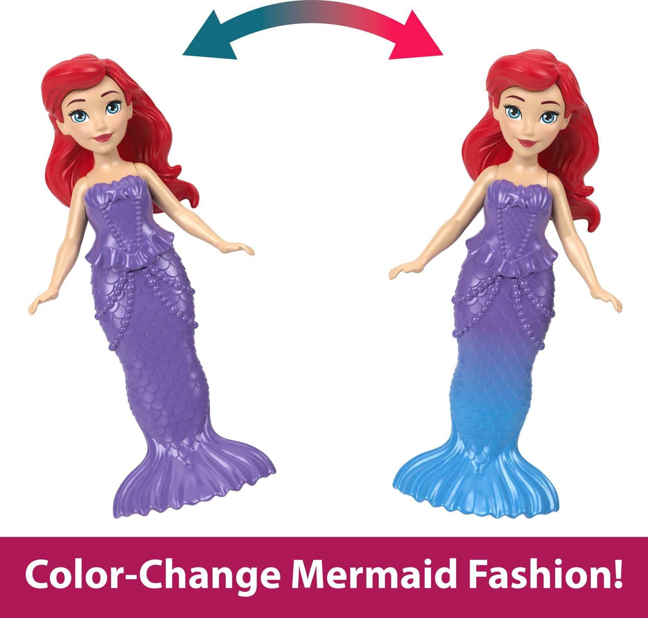 Foto 5 | Castillo de Juguete Mattel Disney Princess La Sirenita Ariel - Venta Internacional