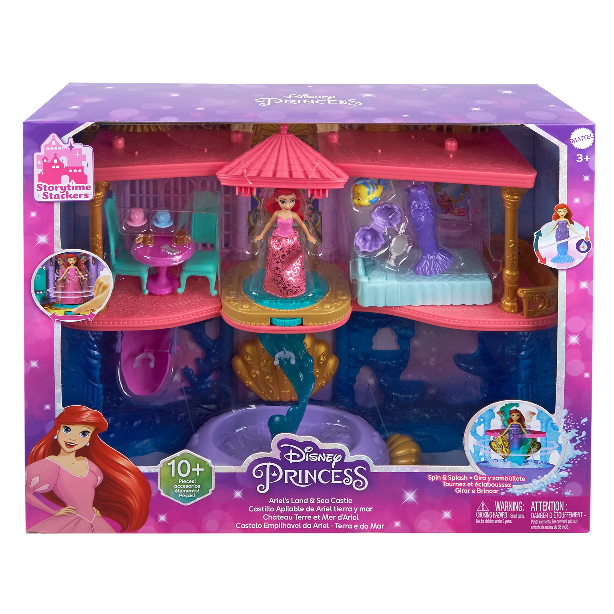 Foto 8 pulgar | Castillo de Juguete Mattel Disney Princess La Sirenita Ariel - Venta Internacional