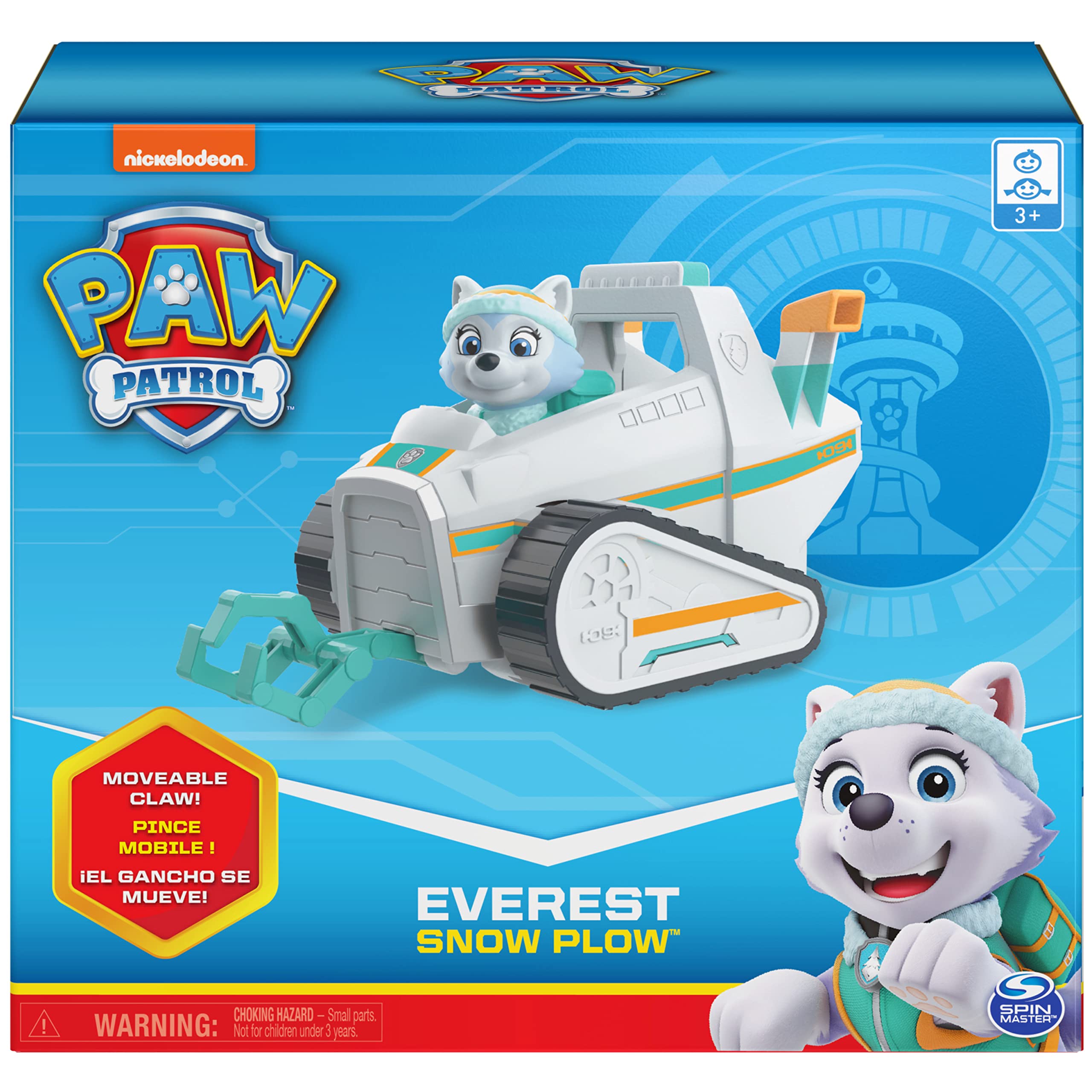 Foto 3 pulgar | Vehículo Quitanieves Paw Patrol Everest con Figura Coleccionable - Venta Internacional