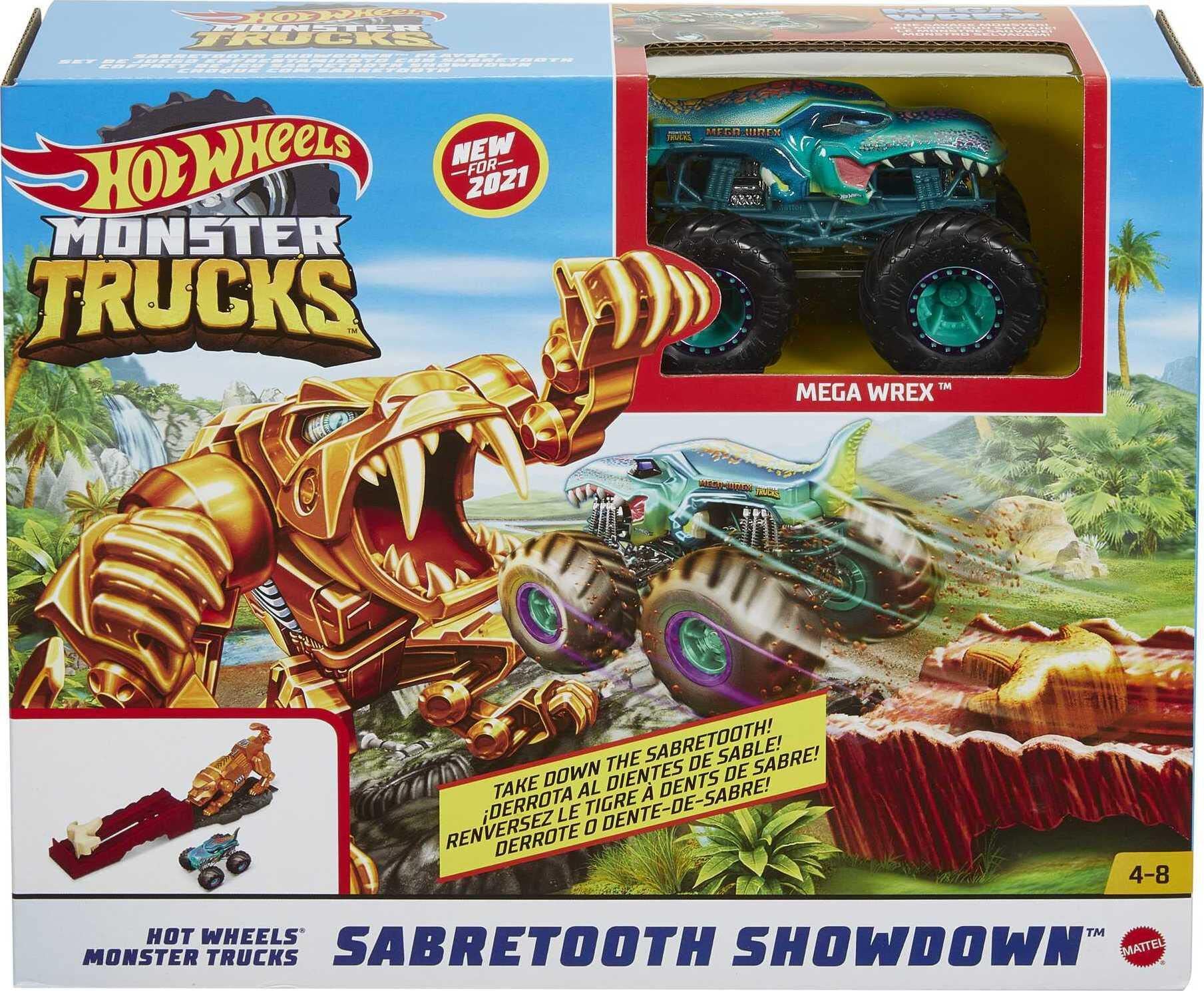 Foto 4 | Set De Juego Hot Wheels Hwmt Hero Mega Wrex Con Monster Truck - Venta Internacional.