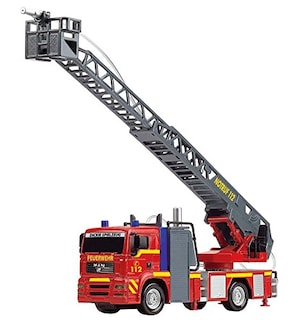 Foto 3 | Camión de Bomberos Dickie Toys 12 Luces y Sonido SOS con Bomba - Venta Internacional