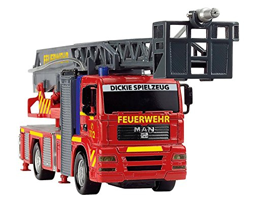 Foto 5 | Camión de Bomberos Dickie Toys 12 Luces y Sonido SOS con Bomba - Venta Internacional