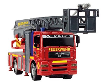 Foto 5 | Camión de Bomberos Dickie Toys 12 Luces y Sonido SOS con Bomba - Venta Internacional
