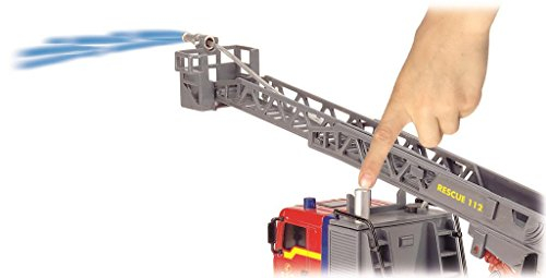 Foto 6 | Camión de Bomberos Dickie Toys 12 Luces y Sonido SOS con Bomba - Venta Internacional