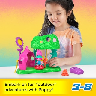 Foto 2 | Set de Juego Imaginext Dreamworks Trolls De Fisher-price Con Poppy 3+ - Venta Internacional
