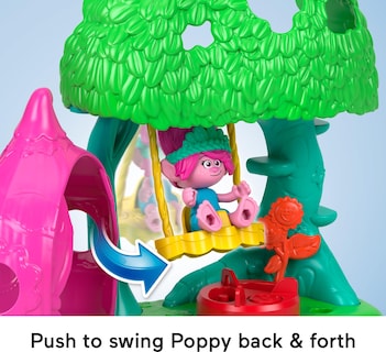 Foto 4 | Set de Juego Imaginext Dreamworks Trolls De Fisher-price Con Poppy 3+ - Venta Internacional