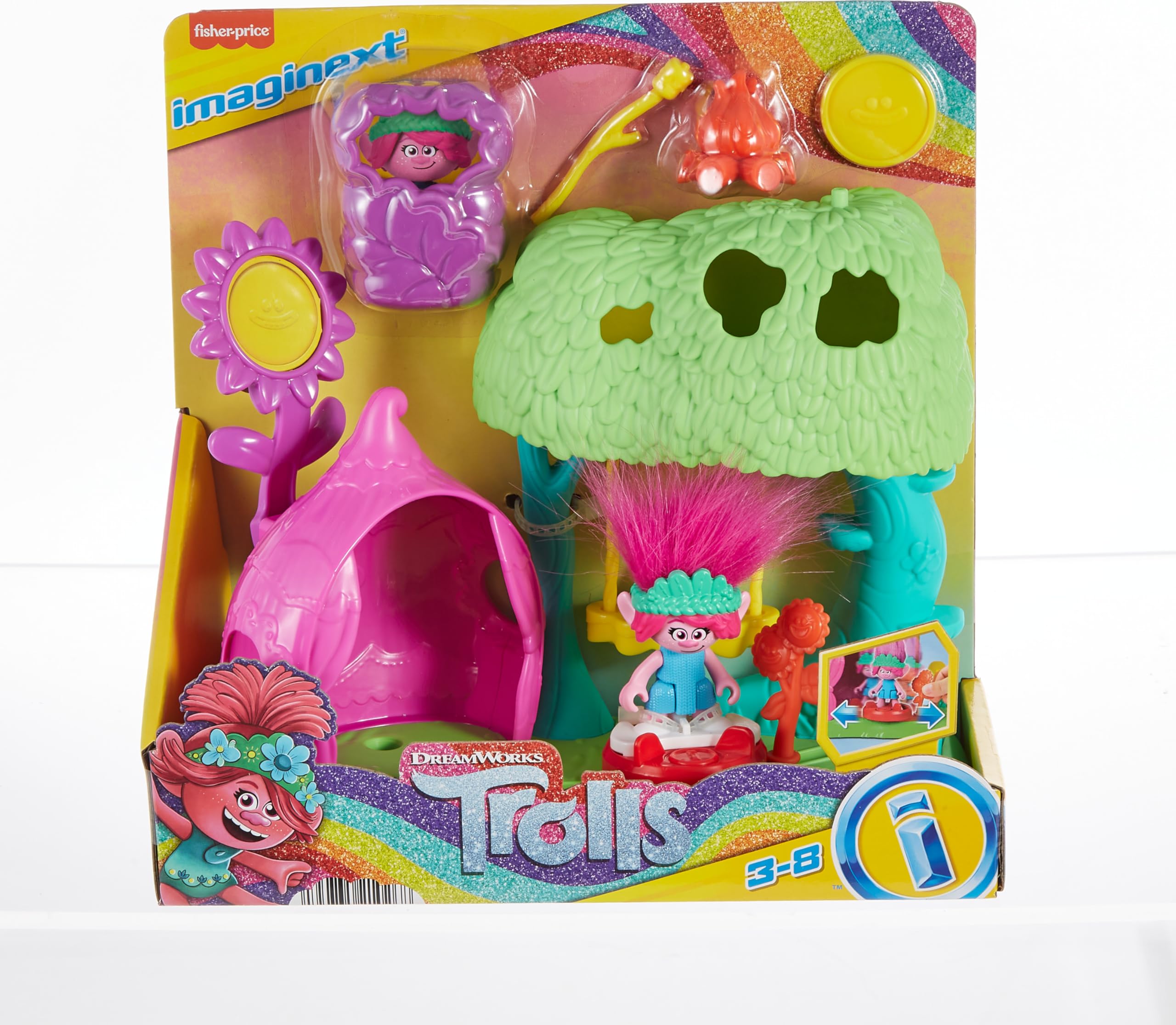 Foto 7 pulgar | Set de Juego Imaginext Dreamworks Trolls De Fisher-price Con Poppy 3+ - Venta Internacional