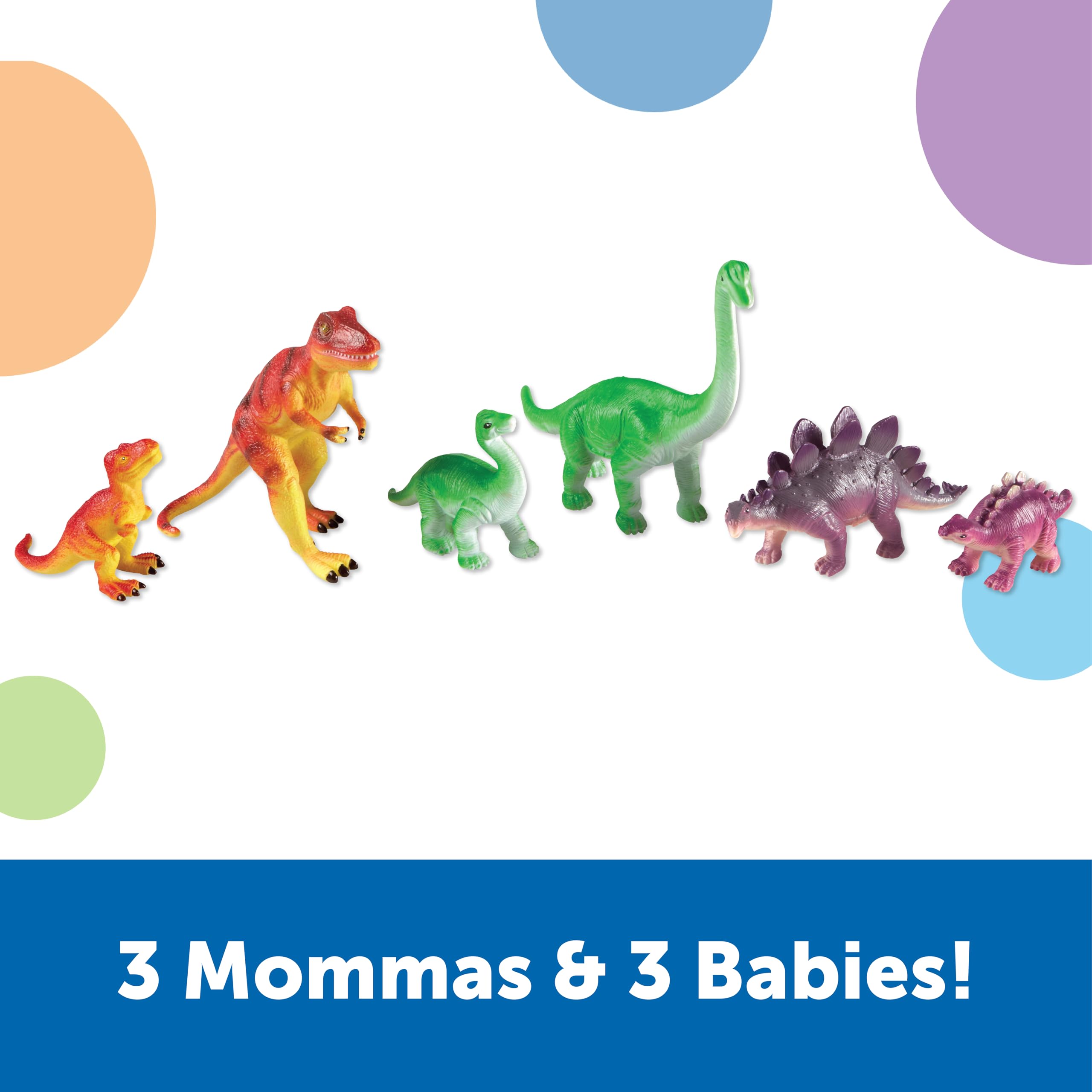 Foto 4 | Recursos De Aprendizaje Sobre Juguetes: Dinosaurios Gigantes, Mamás Y Bebés - Venta Internacional.
