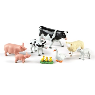 Foto 1 | Jumbo Farm Animals De Toy Learning Resources, 8 Unidades, Más De 18 Meses - Venta Internacional.