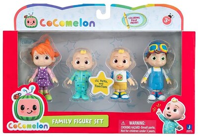Foto 2 | Set De Figuras De La Familia Cocomelon - Venta Internacional.