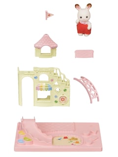 Foto 3 | Playground Calico Critters Baby Castle Con Conejo De Chocolate - Venta Internacional.