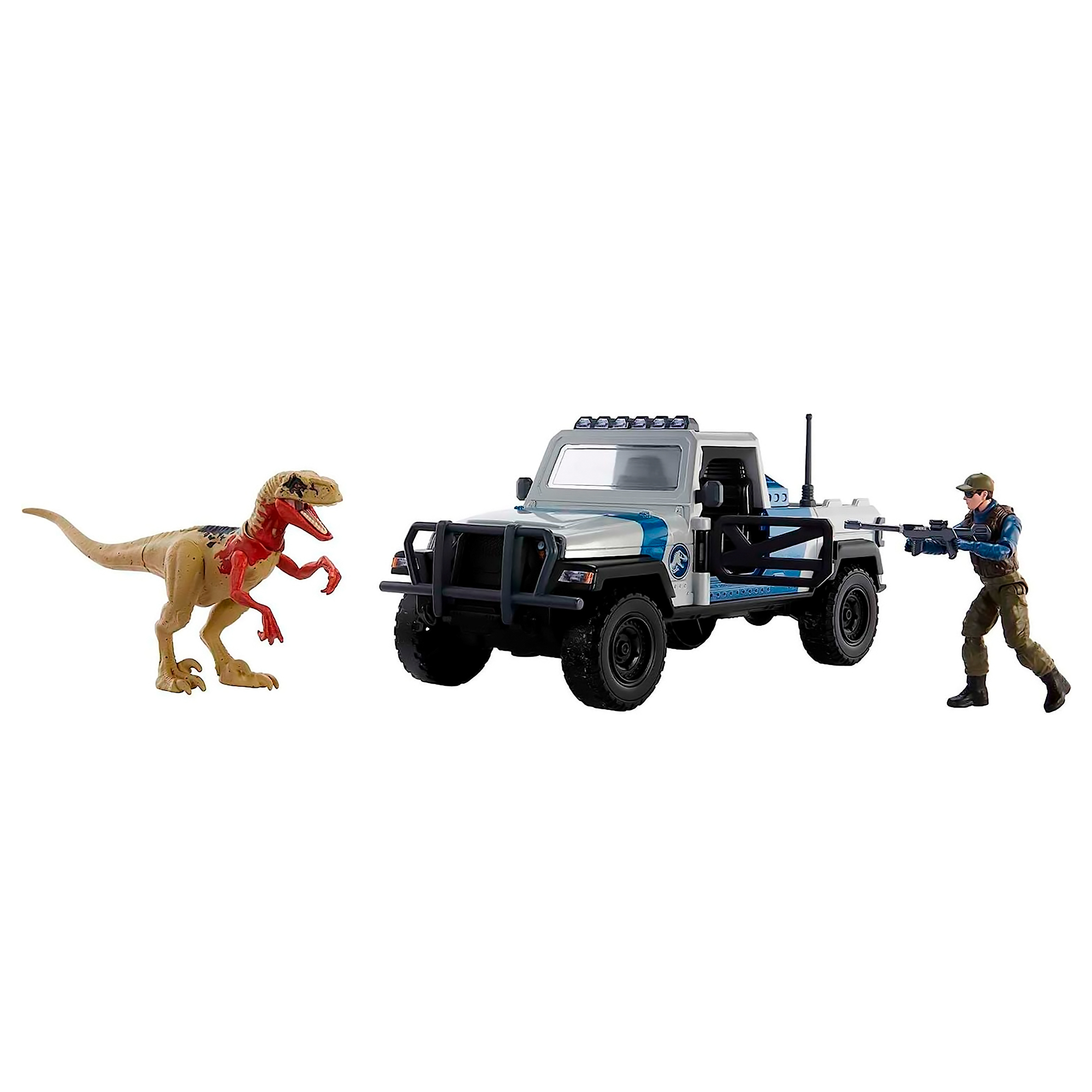 Foto 2 pulgar | Jurassic World Trackers Searchn Smash Truck