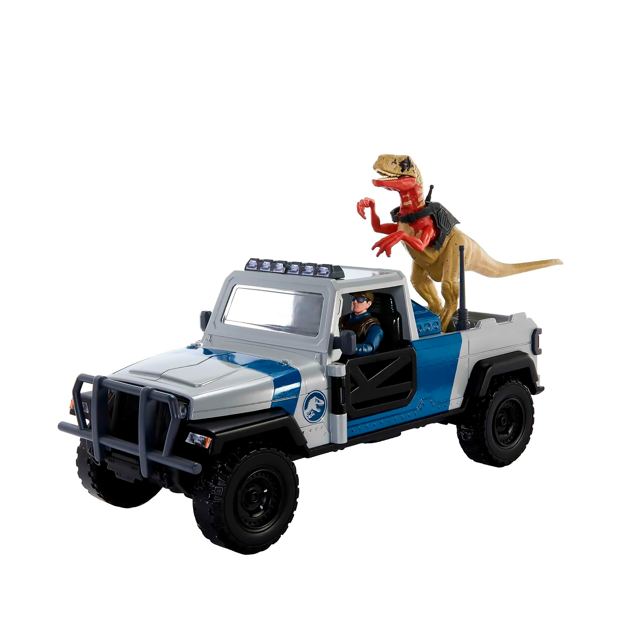 Foto 3 pulgar | Jurassic World Trackers Searchn Smash Truck