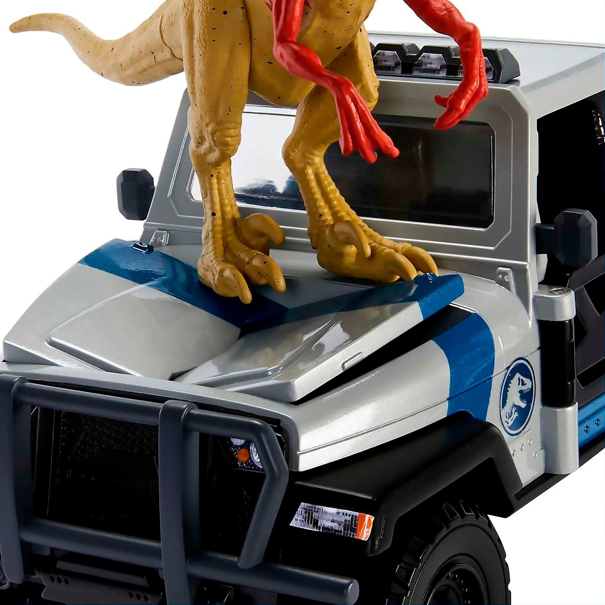 Foto 4 pulgar | Jurassic World Trackers Searchn Smash Truck