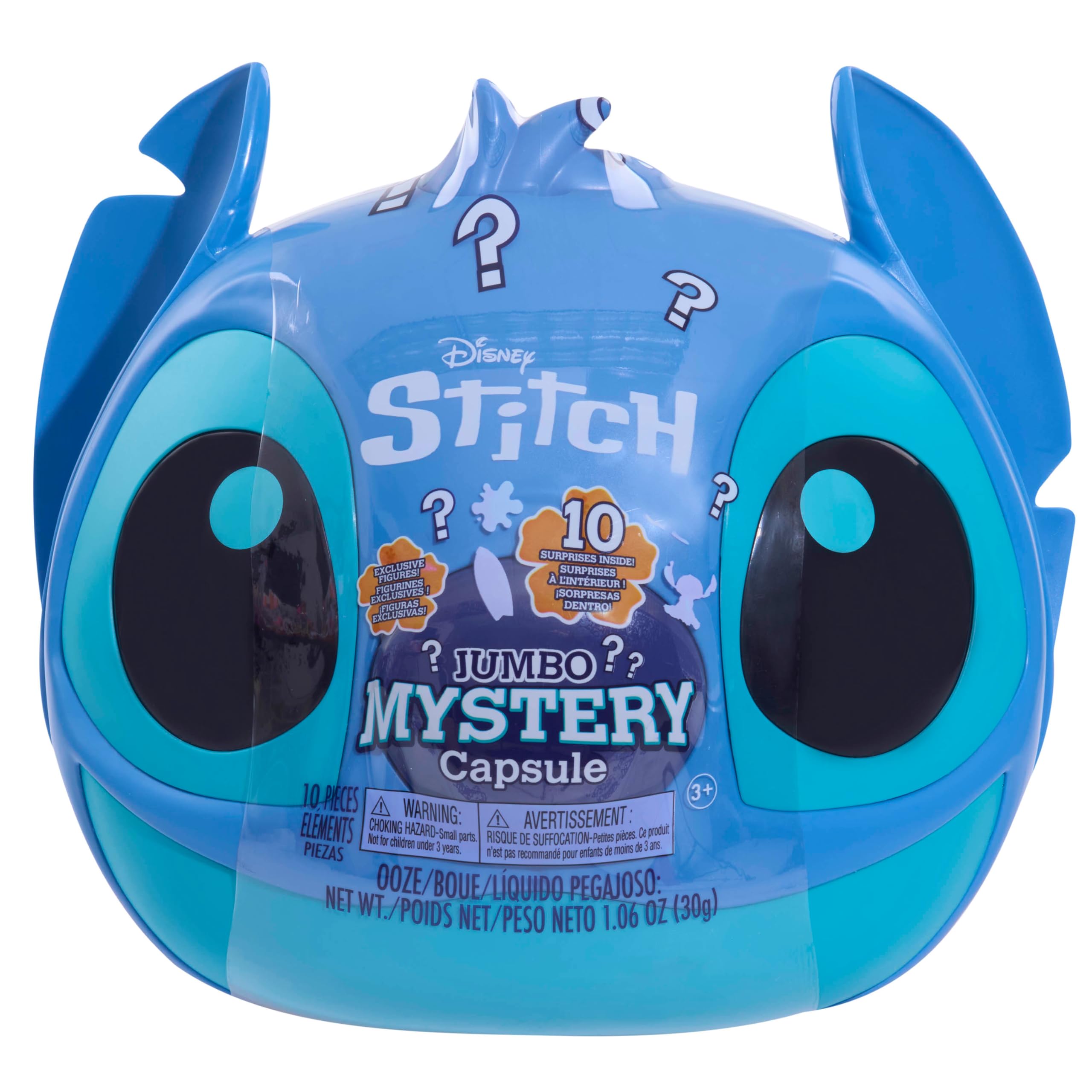 Foto 2 pulgar | Mystery Capsule Just Play Disney Stitch Jumbo Con Figura De 23 Cm - Venta Internacional.