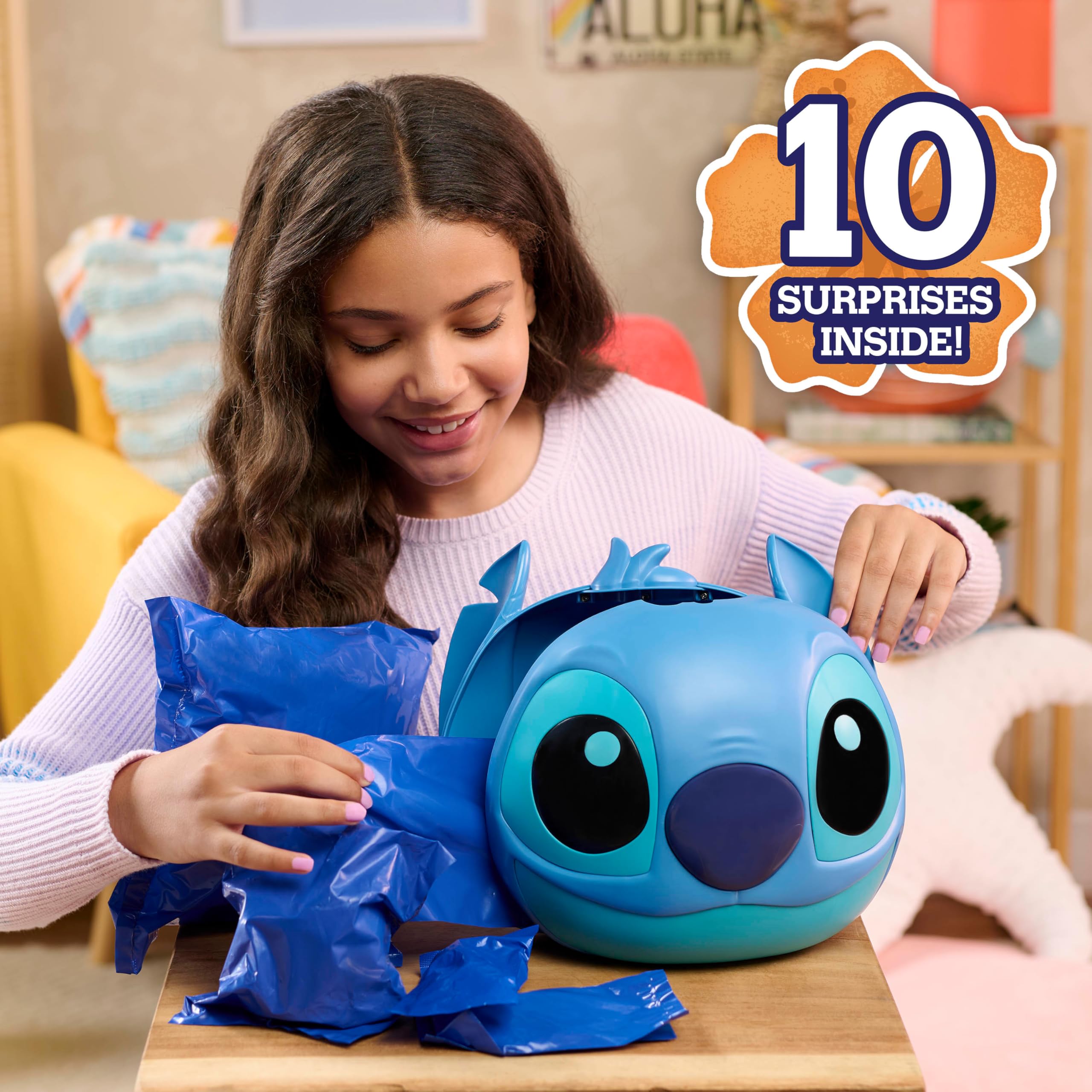 Foto 3 pulgar | Mystery Capsule Just Play Disney Stitch Jumbo Con Figura De 23 Cm - Venta Internacional.
