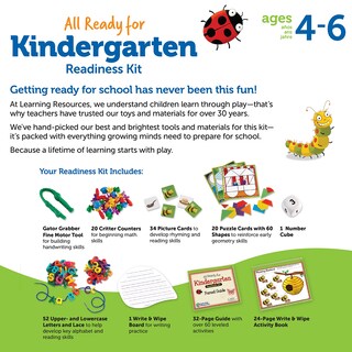 Foto 6 | Kit De Preparación Para El Jardín De Infantes Recursos De Aprendizaje All Ready 4+ - Venta Internacional.