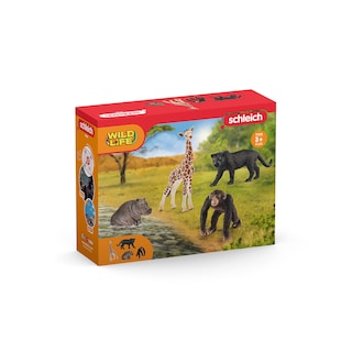 Foto 2 | Set De Juguetes Para Animales Schleich Wild Life Safari, 4 Piezas, Más De 3 Años - Venta Internacional.