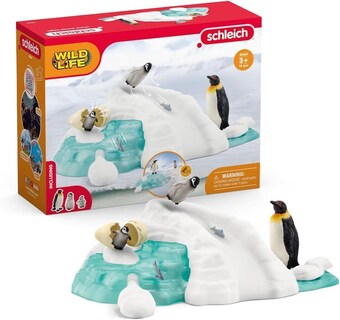 Foto 1 | Toy Schleich Penguin Family Fun Con Balancín De Hielo Para Niños Mayores De 3 Años - Venta Internacional.