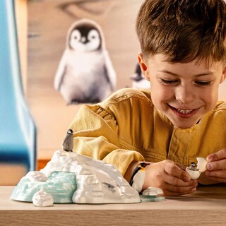 Foto 2 | Toy Schleich Penguin Family Fun Con Balancín De Hielo Para Niños Mayores De 3 Años - Venta Internacional.