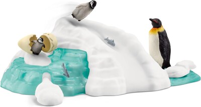 Foto 3 | Toy Schleich Penguin Family Fun Con Balancín De Hielo Para Niños Mayores De 3 Años - Venta Internacional.