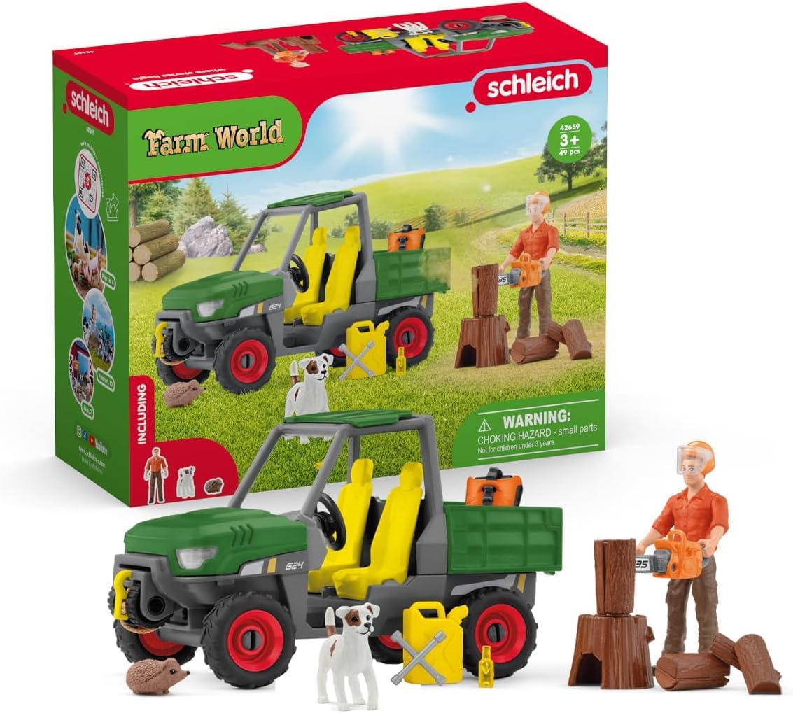 Foto 1 | Toy Schleich Trabajando En El Bosque - Venta Internacional.