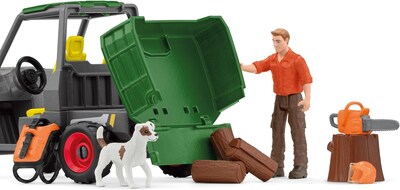 Foto 3 | Toy Schleich Trabajando En El Bosque - Venta Internacional.