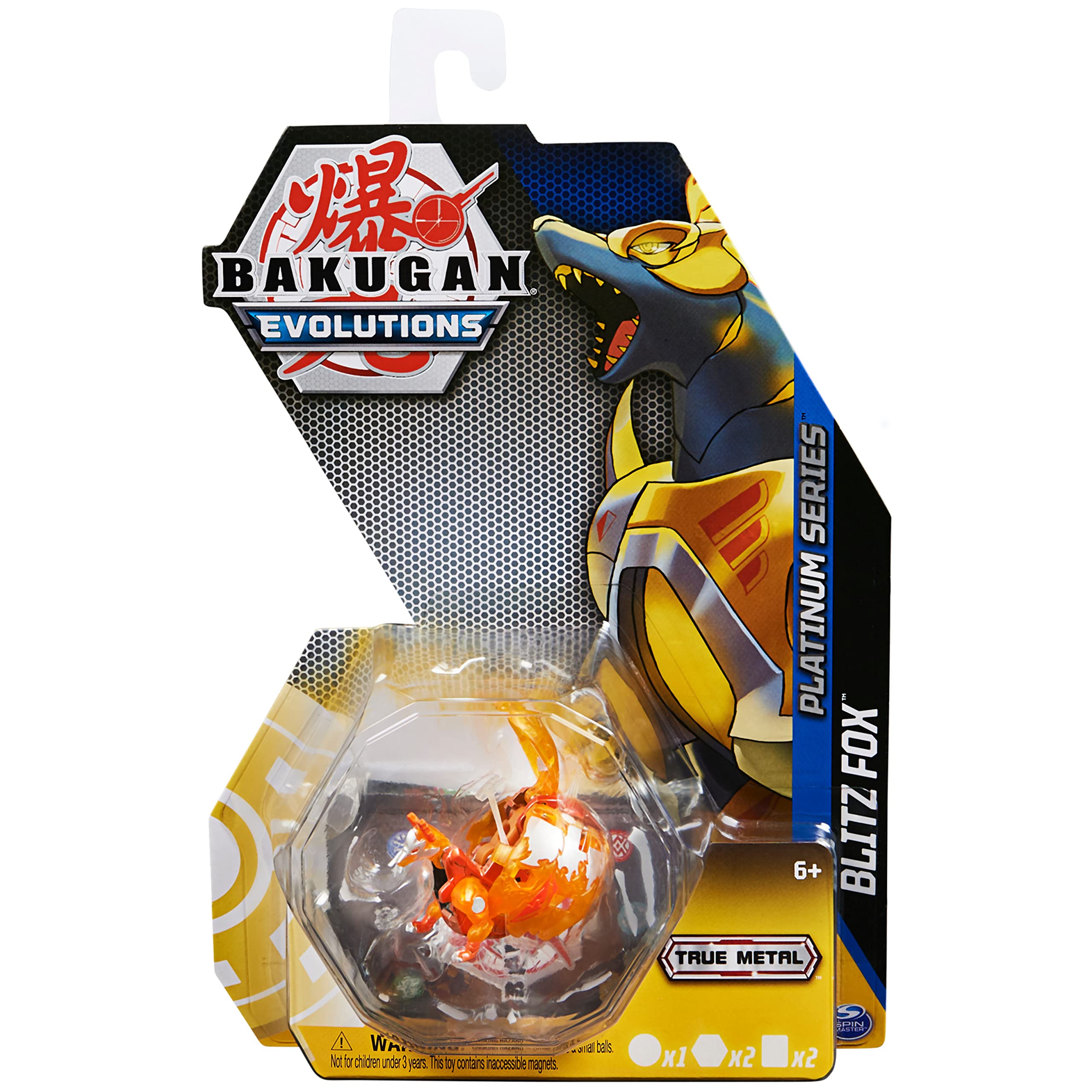 True Metal De La Serie Sharktar Platinum De Toy Bakugan Evolutions - Venta Internacional.