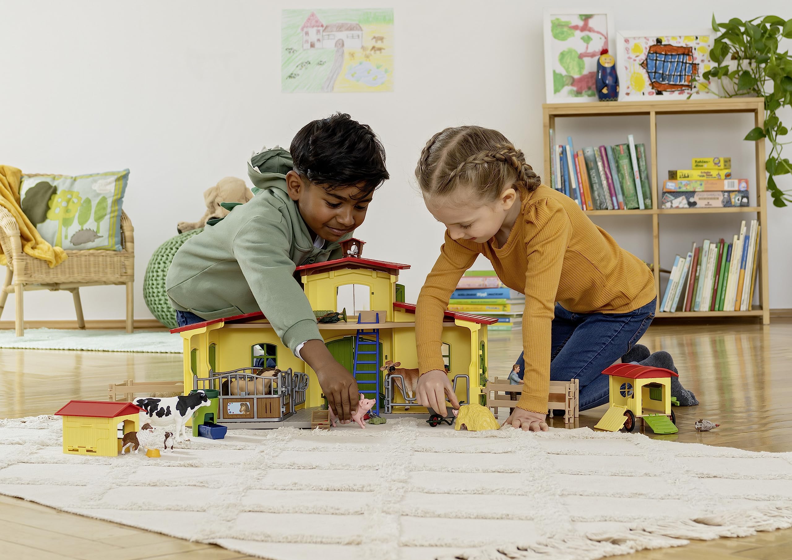 Foto 7 pulgar | Set De Juego Schleich Farm World Giant De 123 Piezas Con Farmhouse 3+ - Venta Internacional.