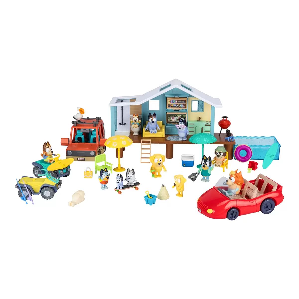 Foto 5 pulgar | Set De Playa Bluey Friends & Family Con Juego House, 45 Piezas - Venta Internacional.