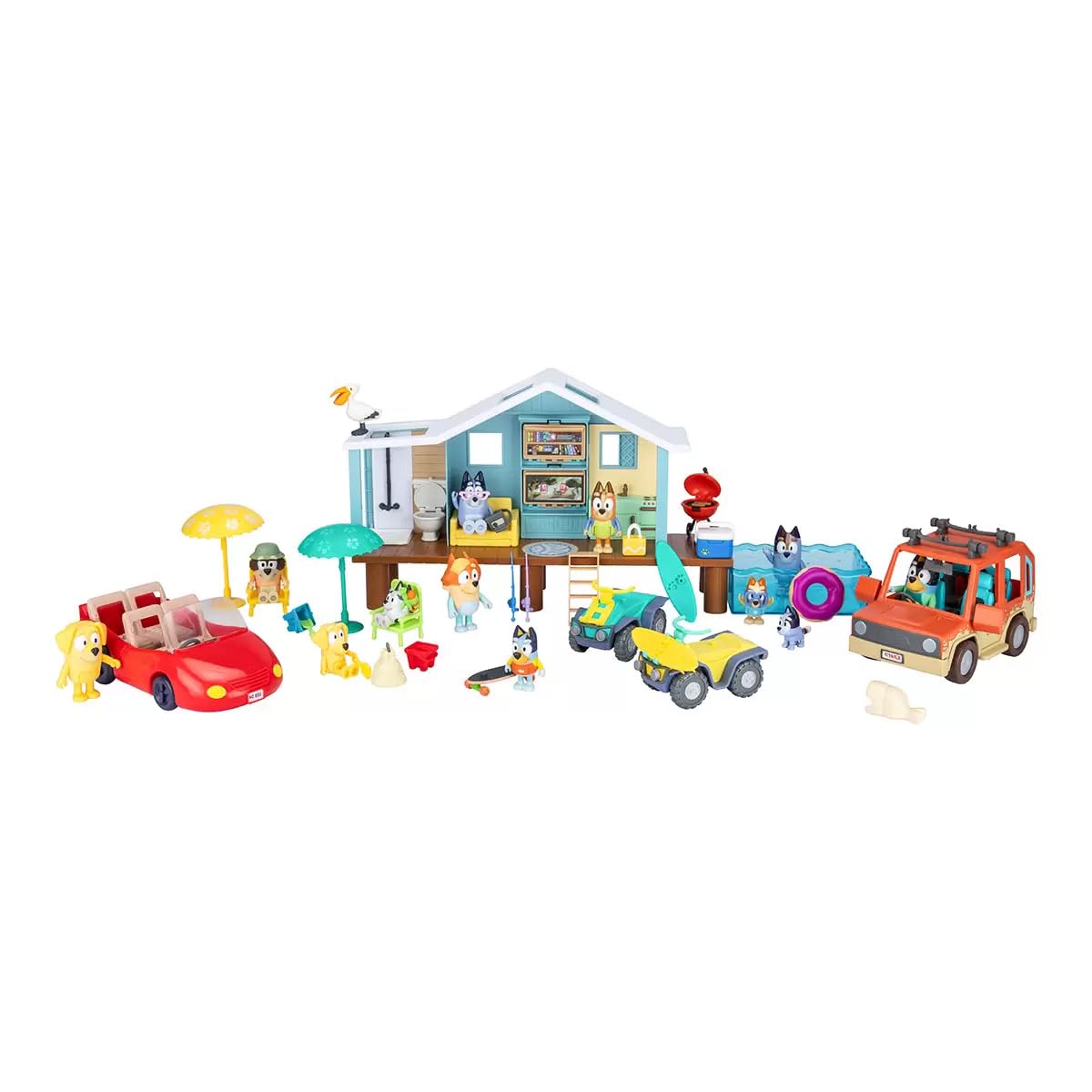 Foto 6 pulgar | Set De Playa Bluey Friends & Family Con Juego House, 45 Piezas - Venta Internacional.