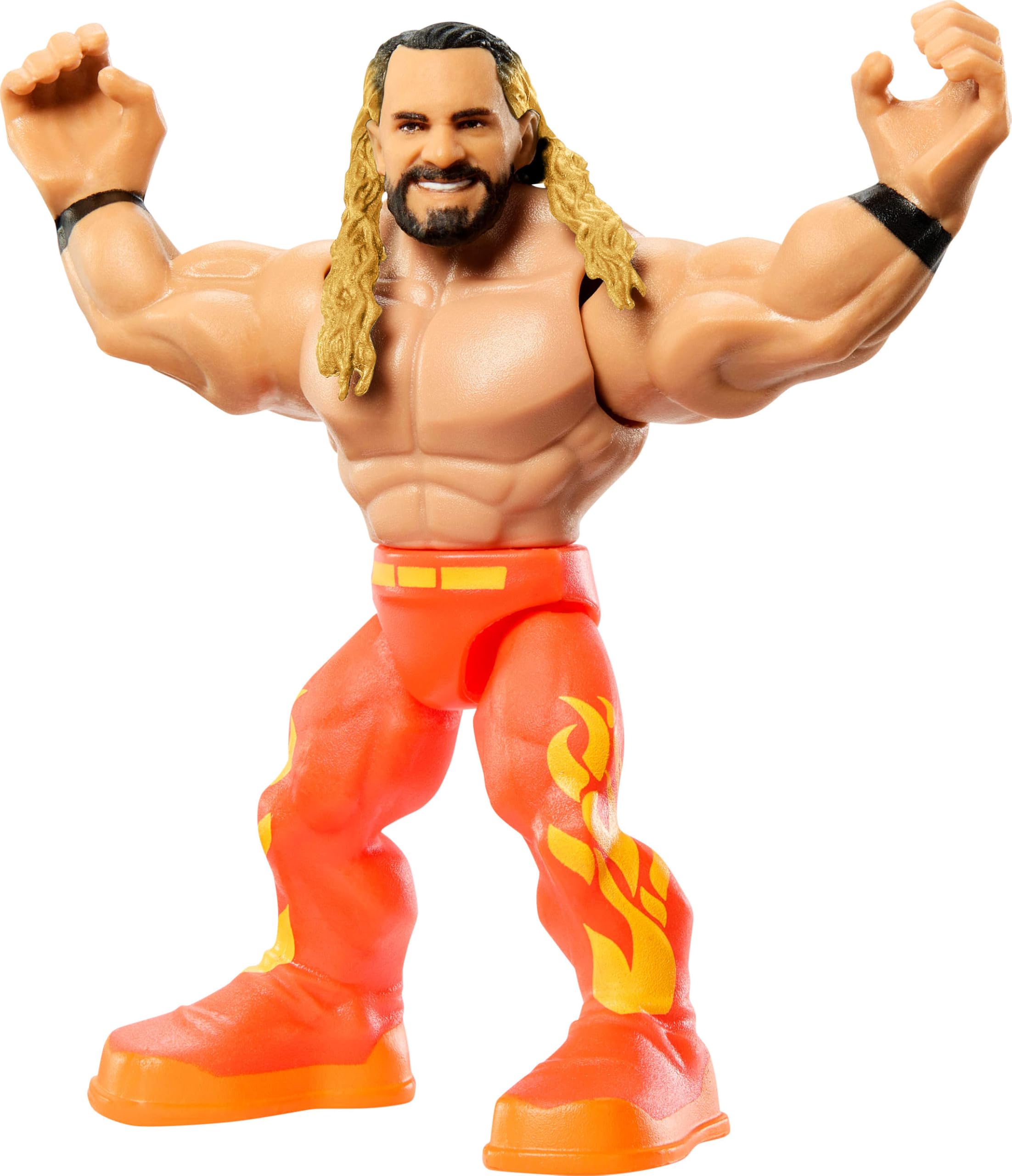Foto 2 | Anillo De Rebote Playset Mattel Wwe Knuckle Crunchers Con Figura - Venta Internacional.