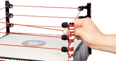 Foto 2 | Wwe Superstar Ring Mattel De 14 Pulgadas Con Cuerdas Flexibles Y Tapete - Venta Internacional.