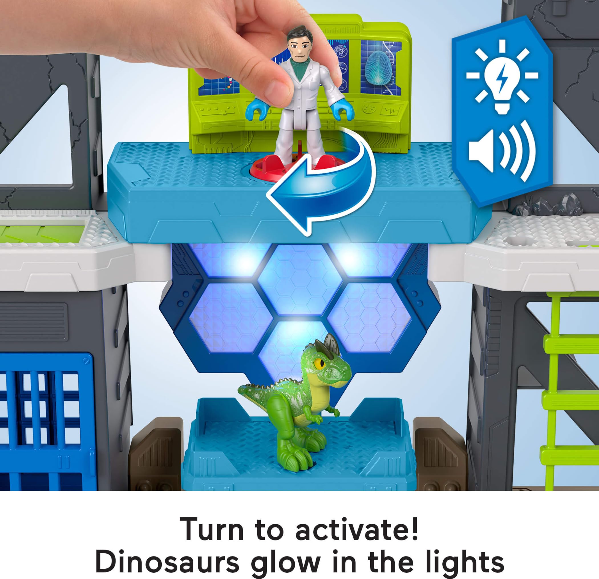 Foto 3 | Set De Juego Con Dinosaurios Fisher-price Imaginext Jurassic World Durante Más De 3 Años - Venta Internacional.
