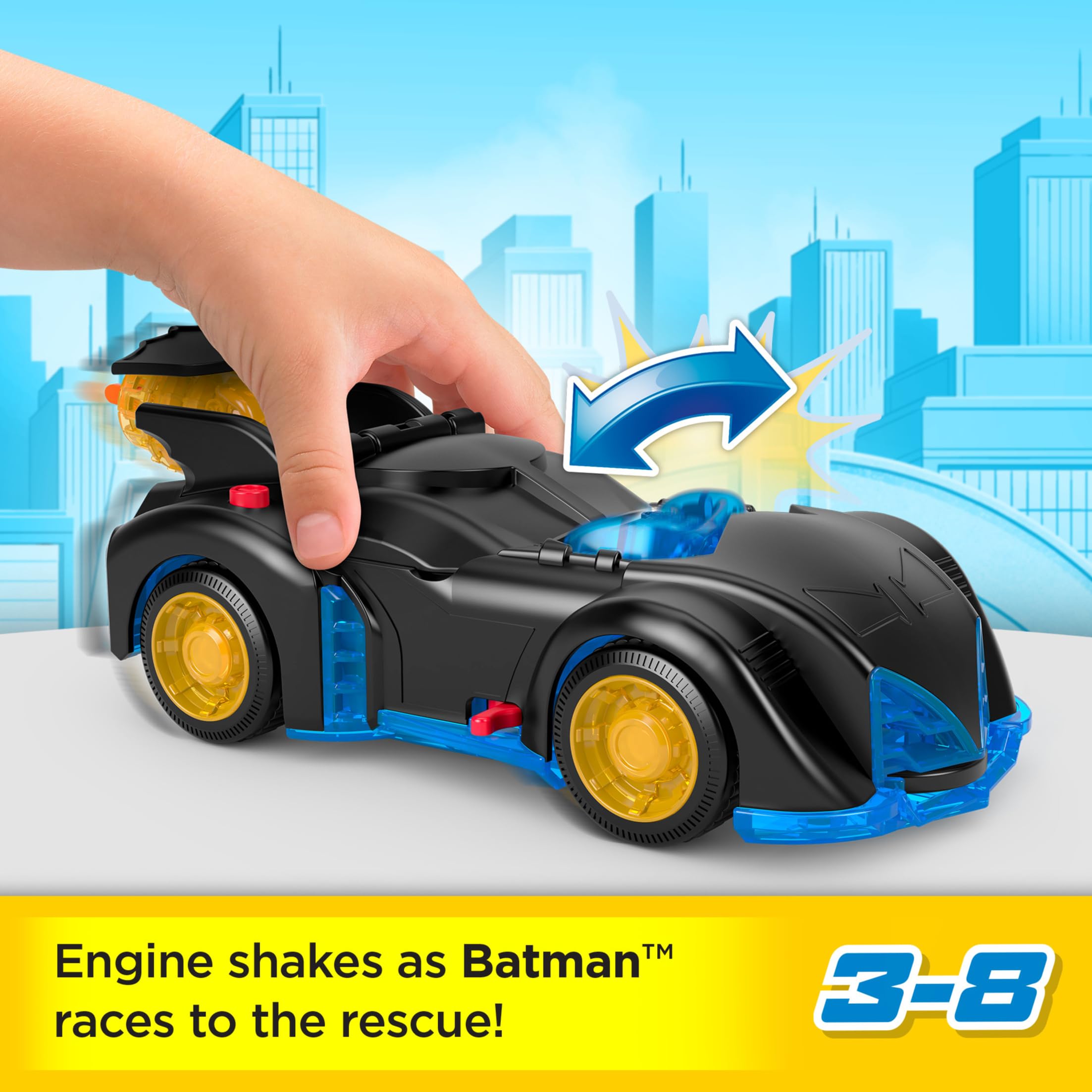 Foto 3 pulgar | Toy Fisher-price Imaginext Dc Super Friends Batman Durante Más De 3 Años - Venta Internacional.
