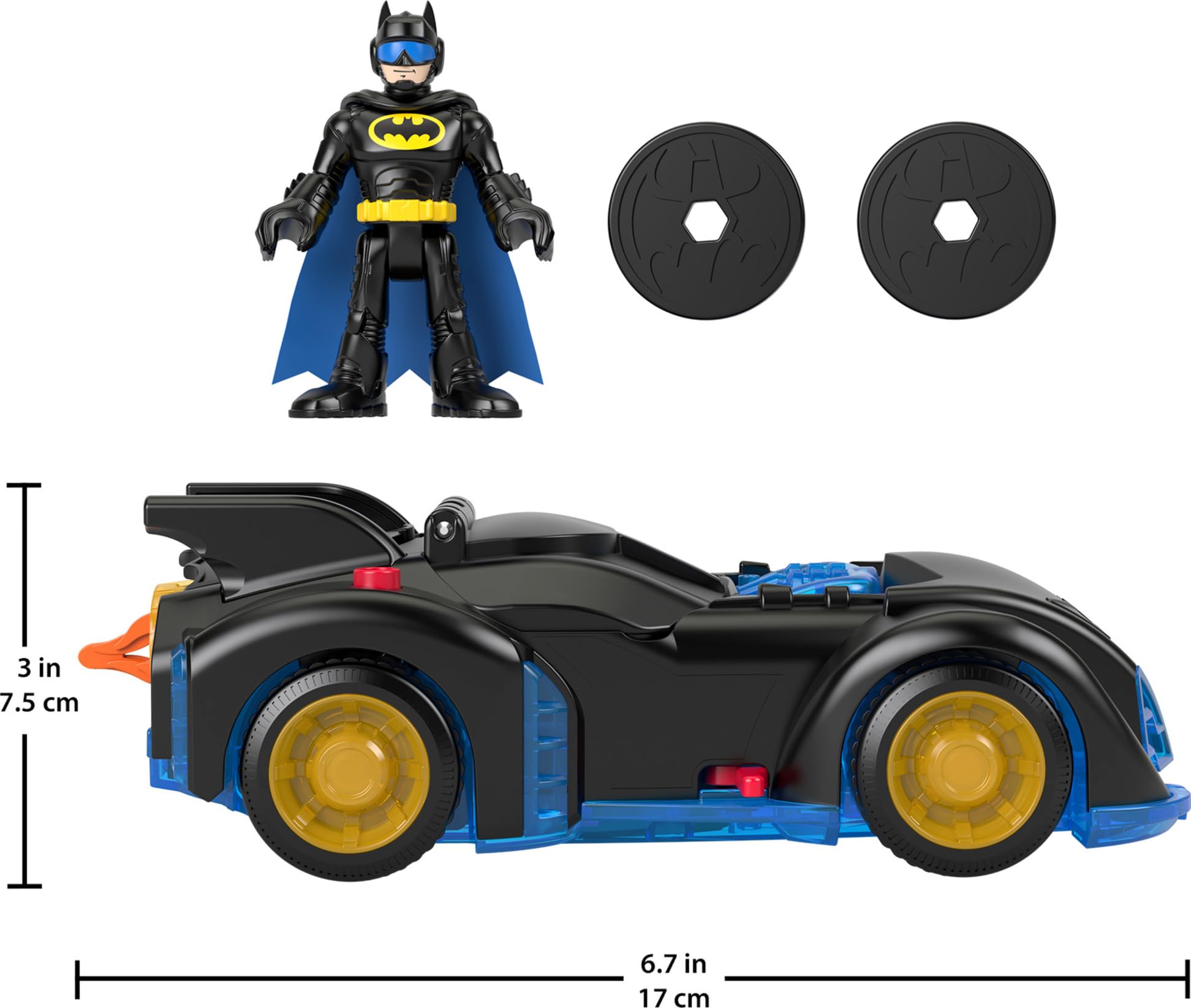 Foto 7 pulgar | Toy Fisher-price Imaginext Dc Super Friends Batman Durante Más De 3 Años - Venta Internacional.
