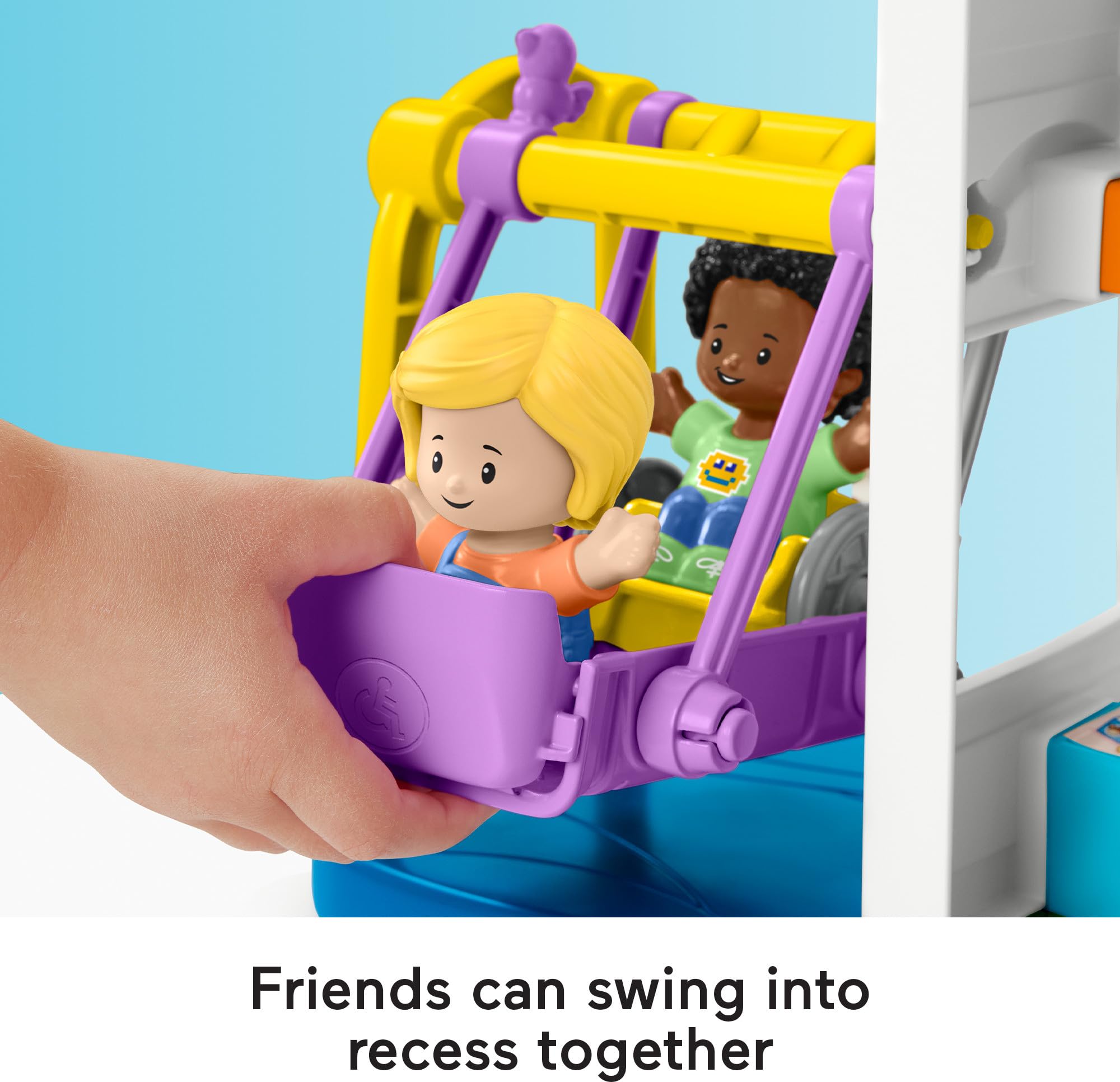 Foto 5 pulgar | Playset Fisher-price Little People Play For All School - Venta Internacional.