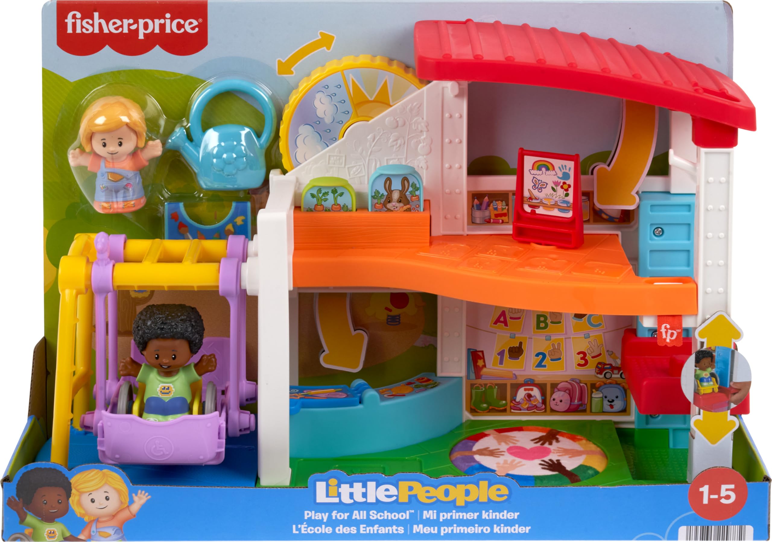 Foto 7 pulgar | Playset Fisher-price Little People Play For All School - Venta Internacional.