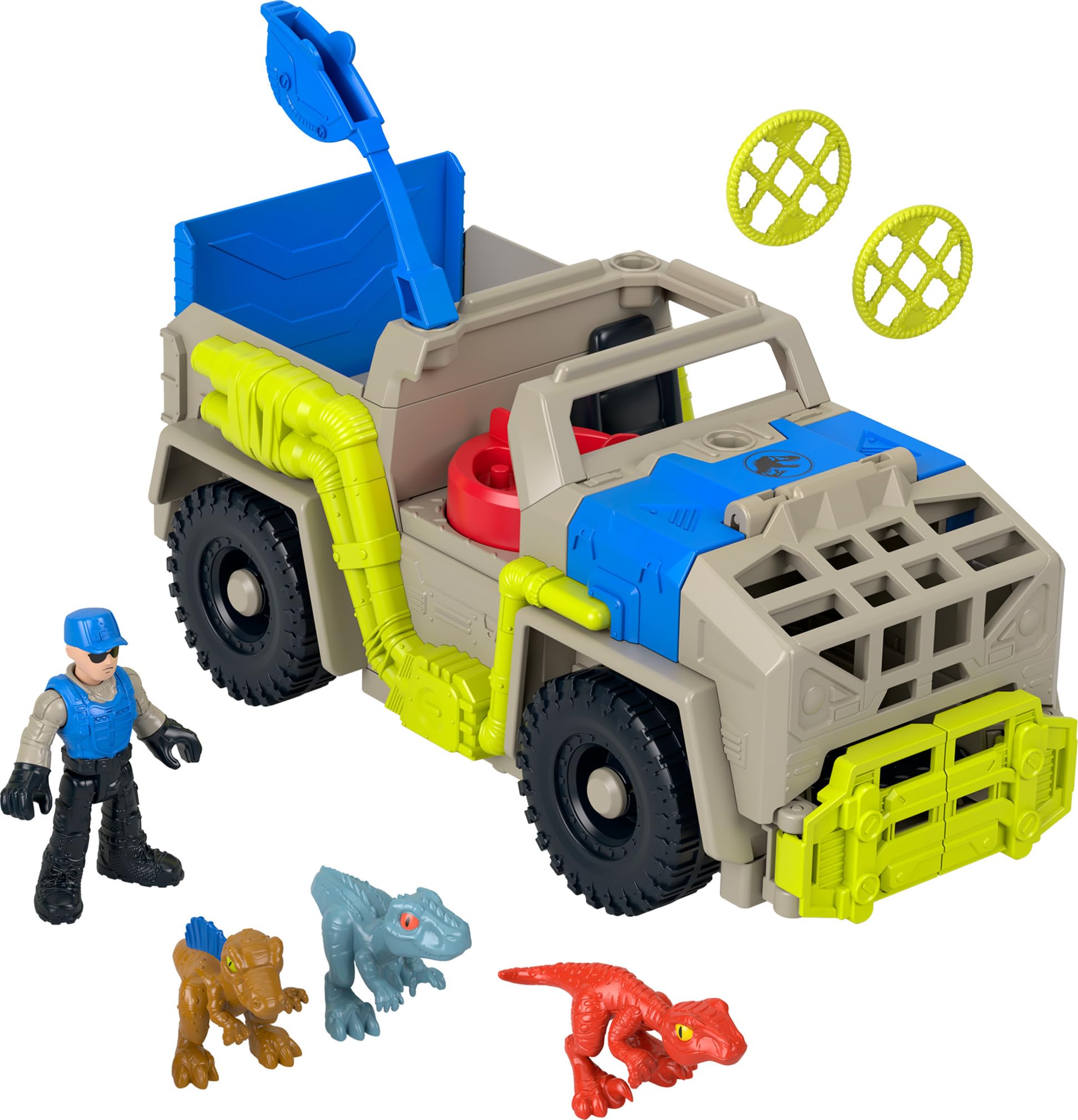 Camión Dinosaurio Imaginext Jurassic World De Toy Fisher-price Durante Más De 3 Años - Venta Internacional.