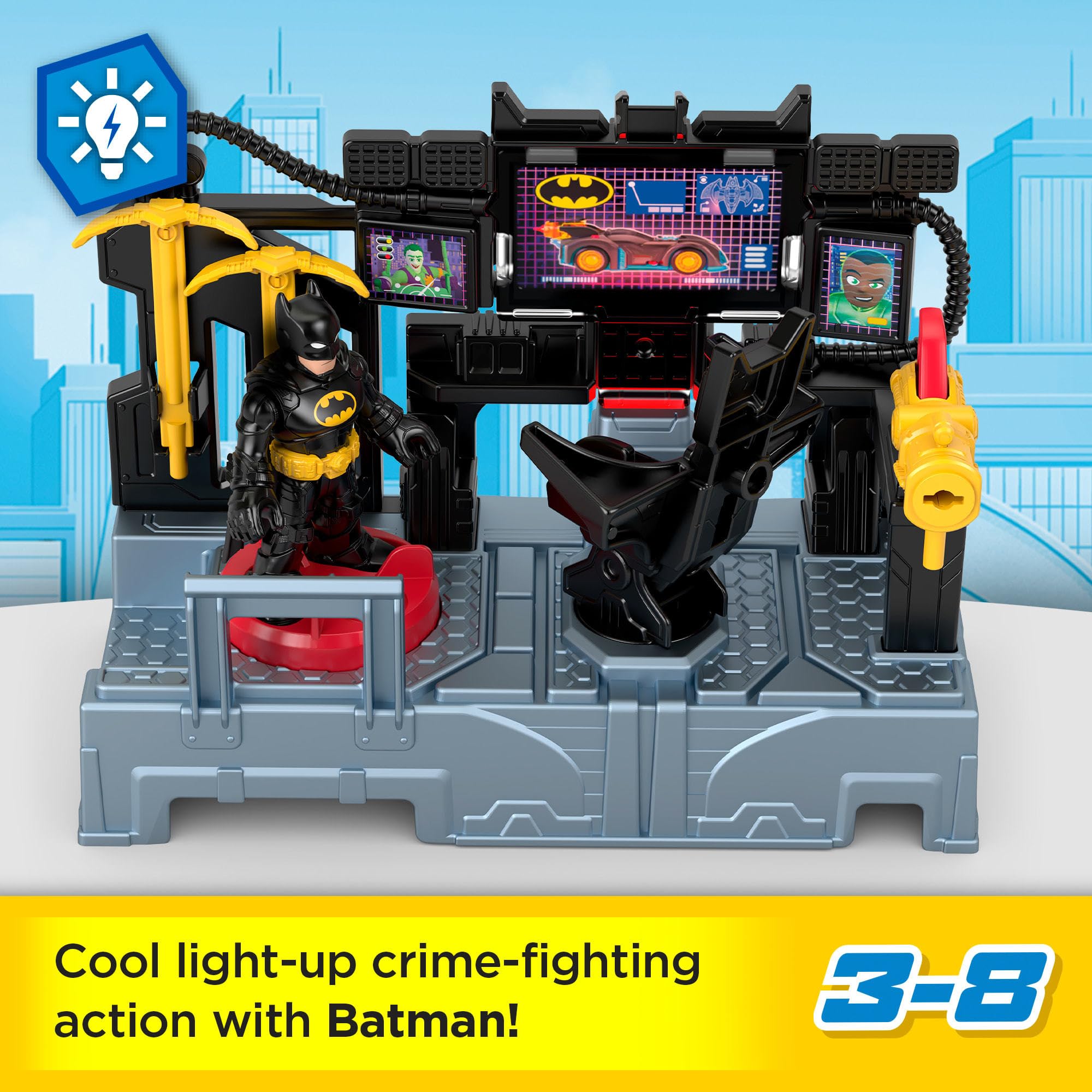 Foto 2 | Set De Juego Fisher-price Imaginext Dc Super Friends Batman 3+ Y - Venta Internacional.