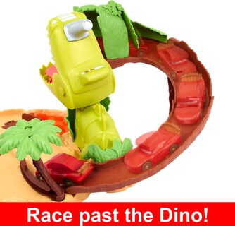 Foto 3 | Playset Mattel Disney Pixar Cars Dinosaur Playground Con Coche - Venta Internacional.