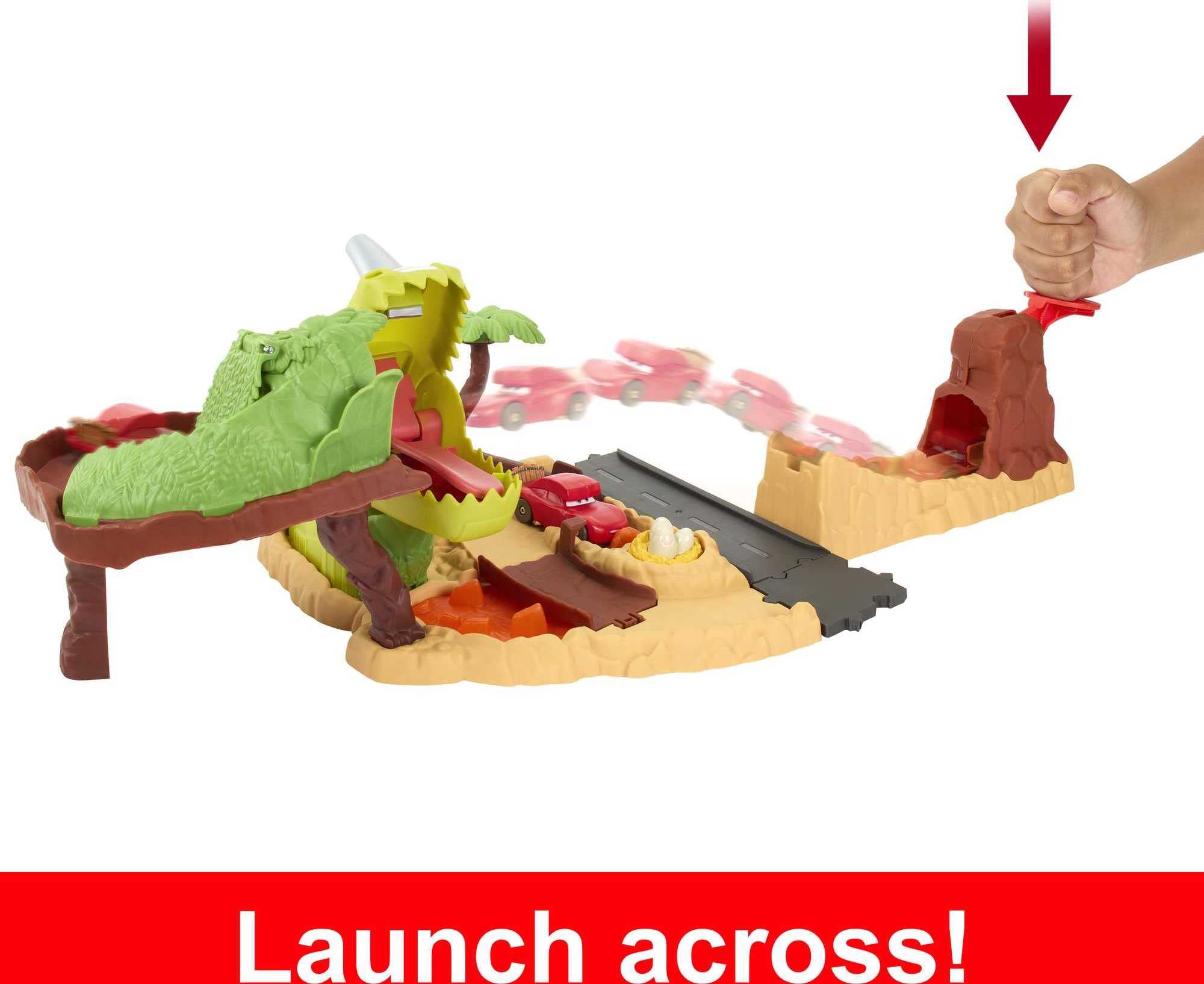 Foto 5 | Playset Mattel Disney Pixar Cars Dinosaur Playground Con Coche - Venta Internacional.