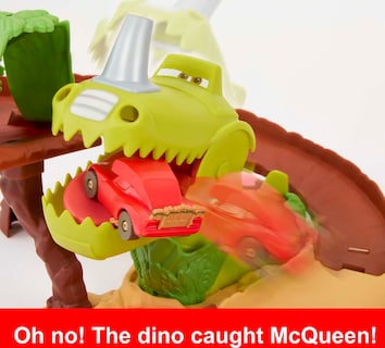 Foto 6 | Playset Mattel Disney Pixar Cars Dinosaur Playground Con Coche - Venta Internacional.