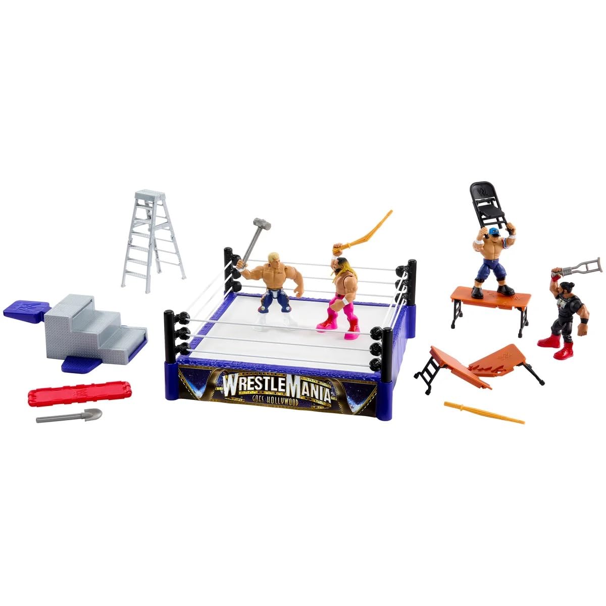 Foto 4 pulgar | Set De Juego Wwe Knuckle Crunchers Mini Mayhem Con Cody Rhodes - Venta Internacional.