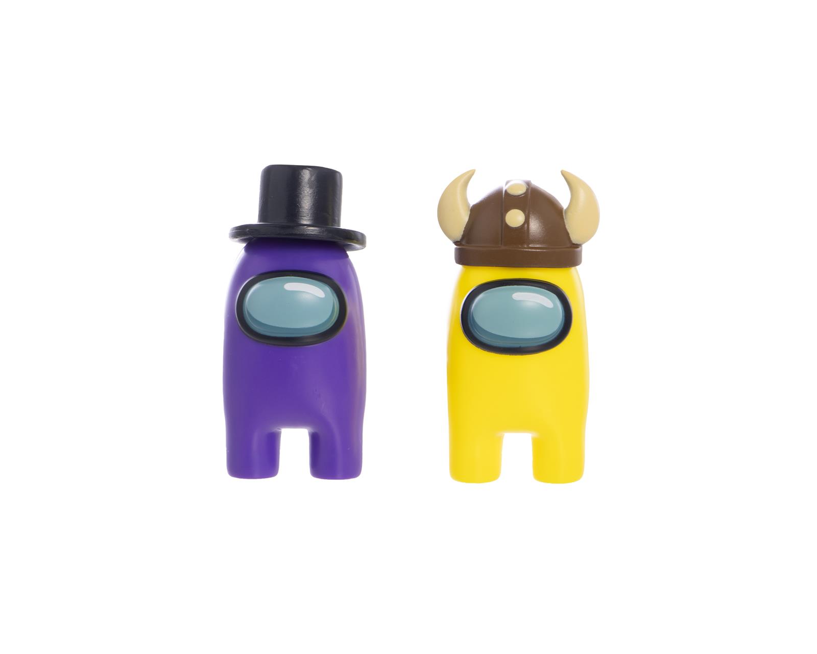 Foto 4 pulgar | Set de 2 Figuras de Acción Among Us Tripulantes con Accesorios para Niños