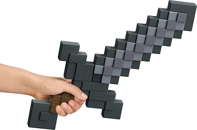 Foto 2 | Colección De Accesorios De Juguete Mattel Minecraft Role-play Battle - Venta Internacional.