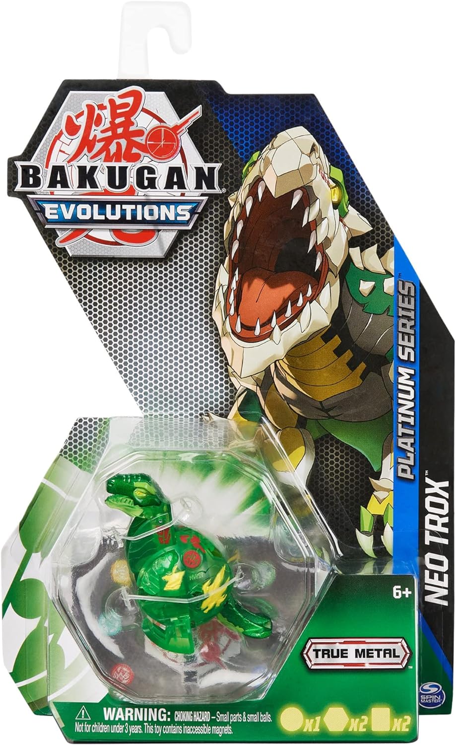 Foto 2 pulgar | Bakugan Evolutions Platinum Series True Metal Neo Trox