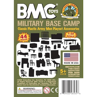 Foto 7 | Campamento Base Militar Playset Bmc Classic Marx Con 44 Militares - Venta Internacional.