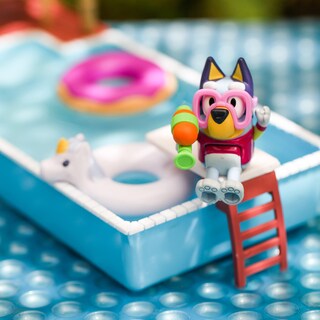Foto 6 | Set de Juego Piscina Bluey Con Figura Articulada - Venta Internacional