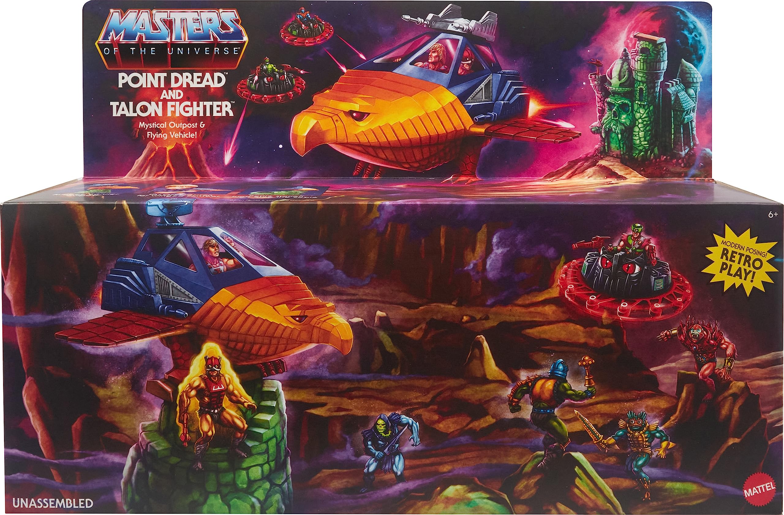 Foto 7 pulgar | Set Masters Of The Universe Origins Con Talon Fighter - Venta Internacional